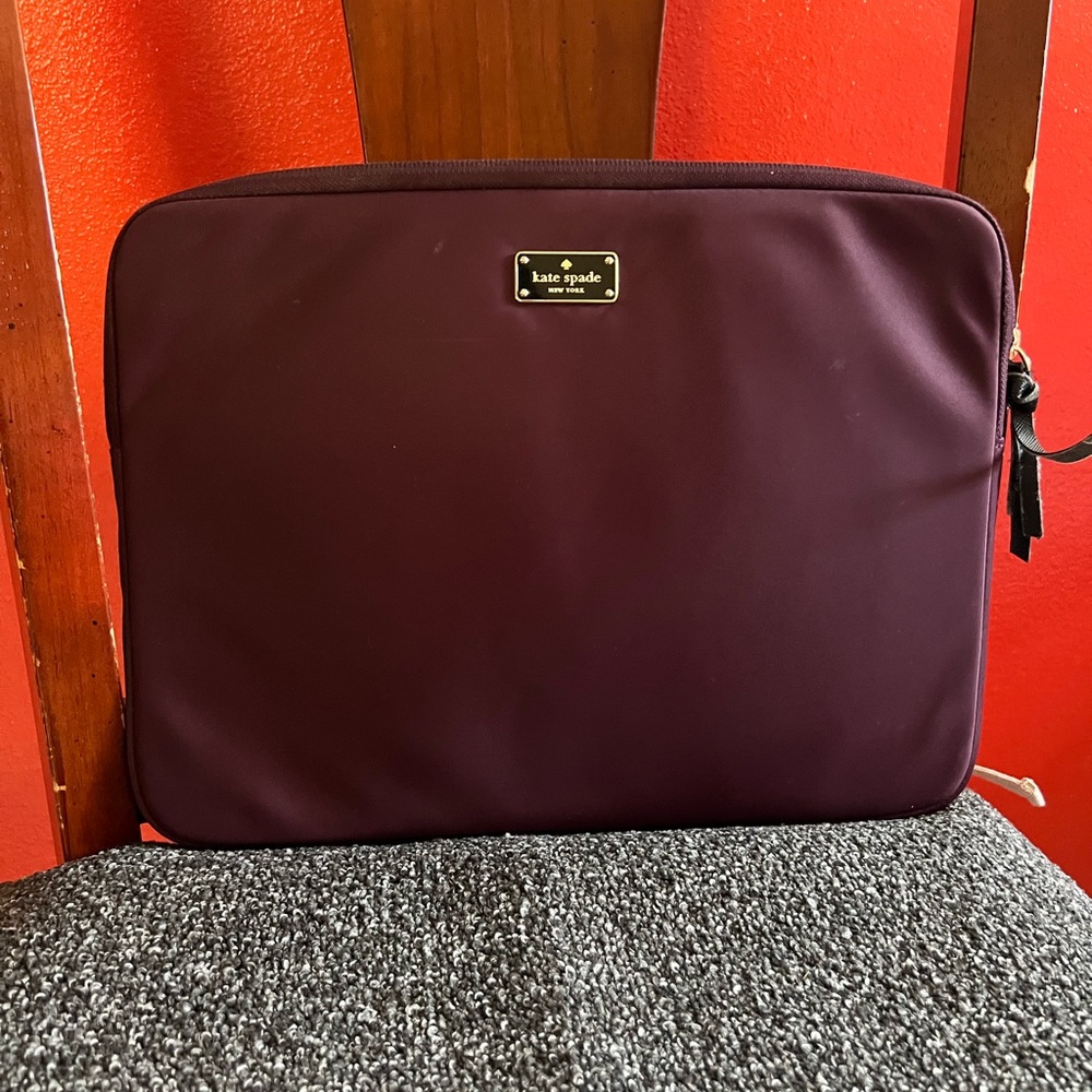 Kate Spade Deep Purple Laptop Bag